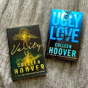 Two books by Colleen Hoover:  Verity and Ugly Love